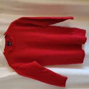 Red  Lambs Wool, Angora Sweater (Limited: London, Paris, New York)